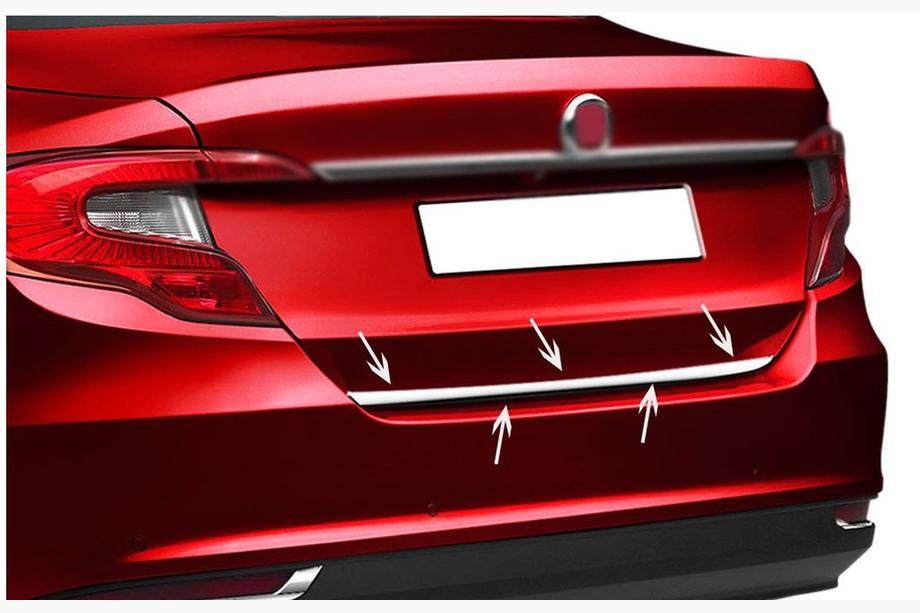 Fiat Tipo 2016– Ochranná lišta hrany kufra (nerez) HB, OmsaLine - talianska nehrdzavejúca oceľ Image