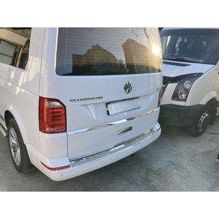 Lišta na zadný nárazník Carmos V1 lesklá (1 dvere, nerez) Volkswagen T6 2015–2024 fotografia 2