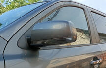 Hyundai Santa Fe 2 2006–2012 Nerezové chrómové kryty spätných zrkadiel (2 ks) fotografia 1