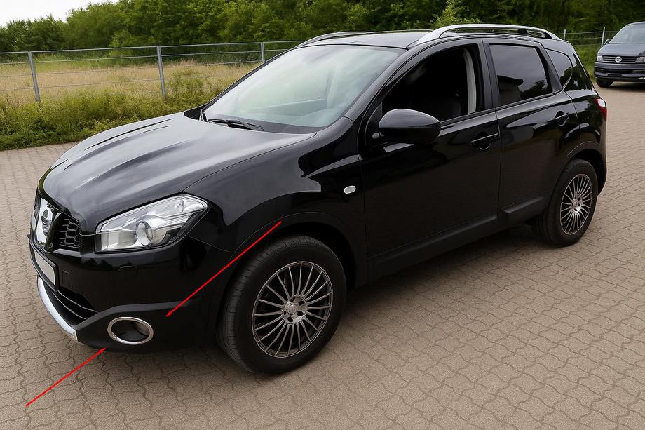 Ford Custom 2013–2022 Chrómové kryty hmloviek 2013-2018 (2 ks, nerez) Fotografia 1