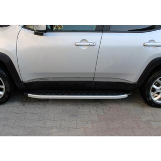 Dverové lišty Black Chrome (4 ks, nerez) Jeep Renegade 2014– fotografia 3
