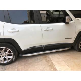 Dverové lišty Black Chrome (4 ks, nerez) Jeep Renegade 2014– fotografia 1
