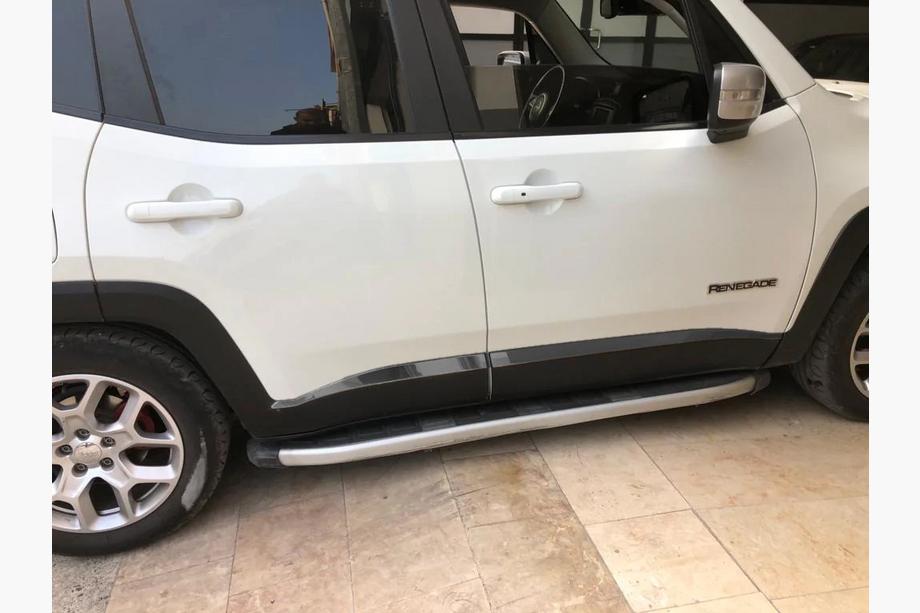 Jeep Renegade 2014– Dverové lišty Black Chrome (4 ks, nerez) Image