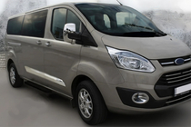 Ford Custom 2013–2022 Kryty zrkadiel sivé matné (2 ks, plast) fotografia 4