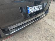 Mercedes Vito/V-trieda W447 2014– Ochranná lišta na zadný nárazník OmsaLine Čierny chróm (nerez) fotografia 3