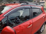 Opel Mokka 2012–2021 Okenné deflektory s chrómovou lištou (4 ks, Niken) fotografia 3