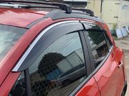 Opel Mokka 2012–2021 Okenné deflektory s chrómovou lištou (4 ks, Niken) fotografia 5
