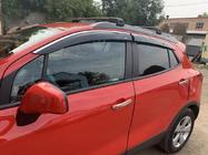 Opel Mokka 2012–2021 Okenné deflektory s chrómovou lištou (4 ks, Niken) fotografia 6