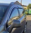 Opel Antara 2006–2017 Okenné deflektory s chrómovou lištou (4 ks, Niken) fotografia 3