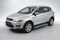 Ford Kuga 2008–2013 Bočné nášľapy Maydos V2 (2 ks, hliník/nehrdzavejúca oceľ) fotografia 1