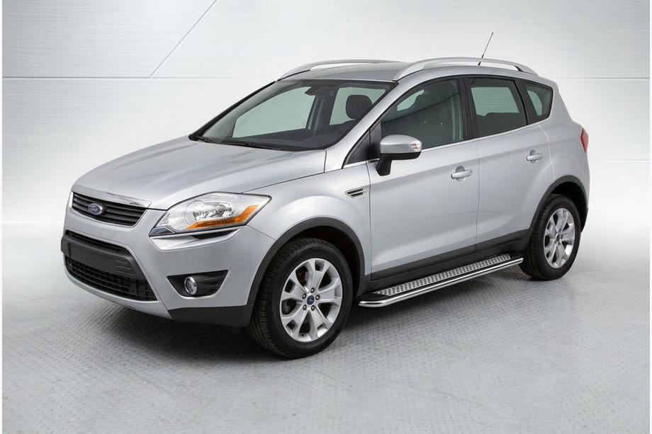 Ford Kuga 2008–2013 Bočné nášľapy Maydos V2 (2 ks, hliník/nehrdzavejúca oceľ) Image