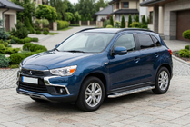 Mitsubishi ASX 2010–2023 Bočné nášľapy Maydos V2 (2 ks, hliník/nehrdzavejúca oceľ) fotografia 1