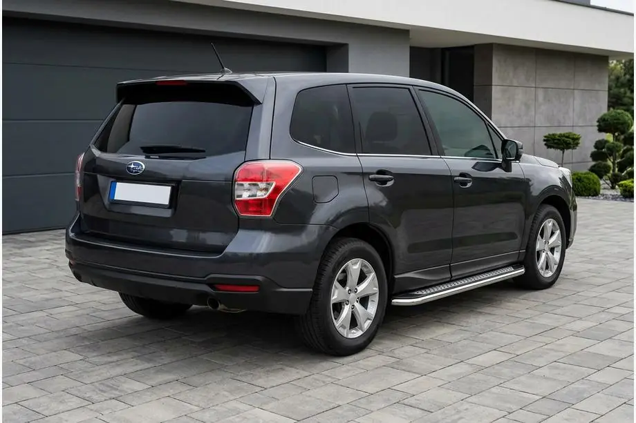 Subaru Forester 2013–2018 Bočné nášľapy Maydos V2 (2 ks, hliník/nehrdzavejúca oceľ) Image