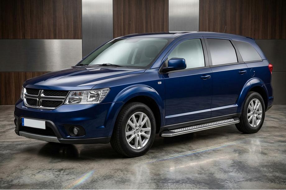 Dodge Journey 2008–2020 Bočné nášľapy Maydos V2 (2 ks, hliník/nehrdzavejúca oceľ) Image
