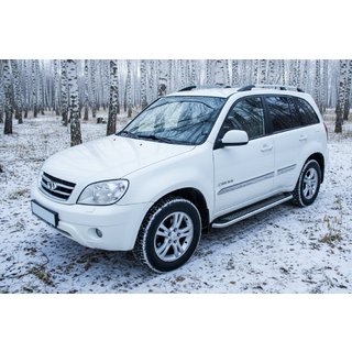 Bočné nášľapy Maydos V2 (2 ks, hliník/nehrdzavejúca oceľ) Chery Tiggo 1 2005–2016 fotografia 1