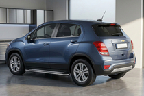 Chevrolet Trax 2012–2023 Bočné nášľapy Maydos V2 (2 ks, hliník/nehrdzavejúca oceľ) fotografia 1
