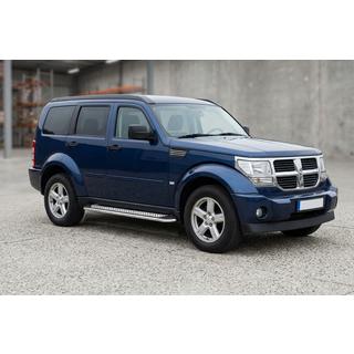 Bočné nášľapy Maydos V2 (2 ks, hliník/nehrdzavejúca oceľ) Dodge Nitro 2006–2011 fotografia 1