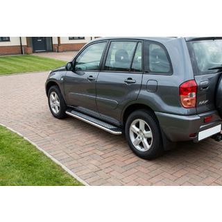 Bočné nášľapy Maydos V2 (2 ks, hliník/nehrdzavejúca oceľ) Toyota Rav 4 2001–2005 fotografia 1
