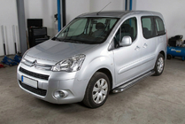 Citroen Berlingo 2008–2018 Bočné nášľapy Maydos V2 (2 ks, hliník/nehrdzavejúca oceľ) fotografia 1