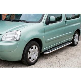 Bočné nášľapy Maydos V2 (2 ks, hliník/nehrdzavejúca oceľ) Peugeot Partner 1996–2008 fotografia 1