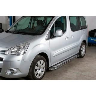 Bočné nášľapy Maydos V2 (2 ks, hliník/nehrdzavejúca oceľ) Peugeot Partner Tepee 2008–2018 fotografia 1