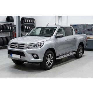 Bočné nášľapy Maydos V2 (2 ks, hliník/nehrdzavejúca oceľ) Toyota Hilux 2015– fotografia 1