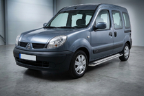Renault Kangoo 1998–2008 Bočné nášľapy Maydos V2 (2 ks, hliník/nehrdzavejúca oceľ) fotografia 1