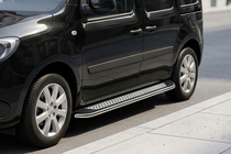 Renault Kangoo 2008–2020 Bočné nášľapy Maydos V2 (2 ks, hliník/nehrdzavejúca oceľ) fotografia 1