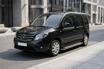 Mercedes Citan 2013–2021 Bočné nášľapy Maydos V2 (2 ks, hliník/nehrdzavejúca oceľ) fotografia 1