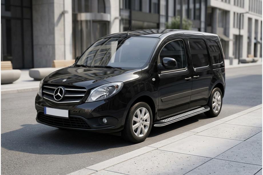 Mercedes Citan 2013–2021 Bočné nášľapy Maydos V2 (2 ks, hliník/nehrdzavejúca oceľ) Image