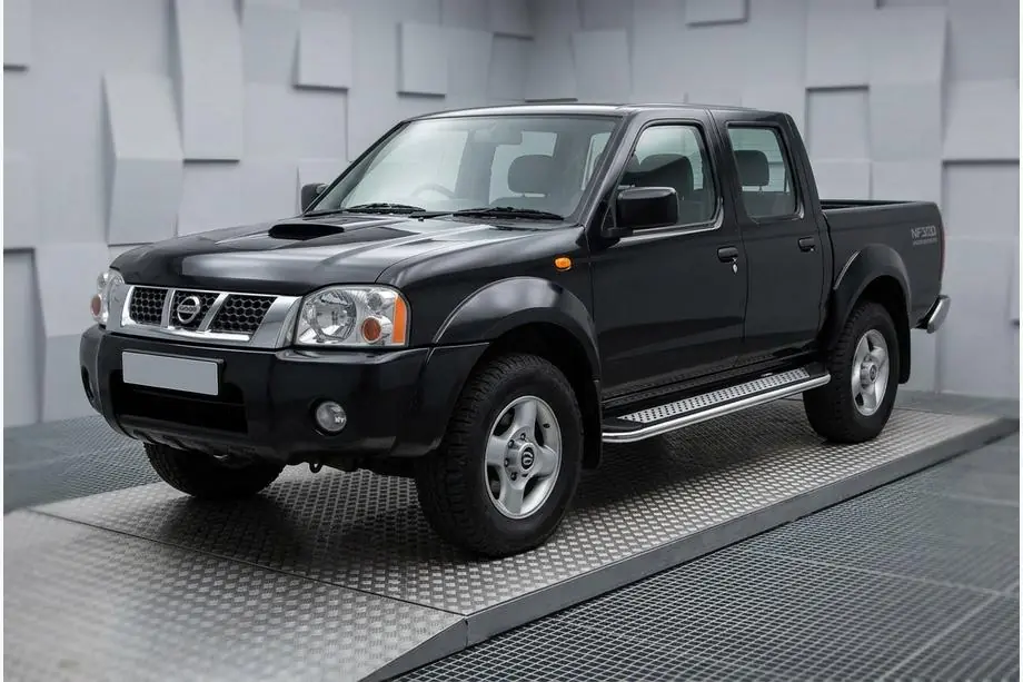 Nissan NP300 1999–2015 Bočné nášľapy Maydos V2 (2 ks, hliník/nehrdzavejúca oceľ) Fotografia 1