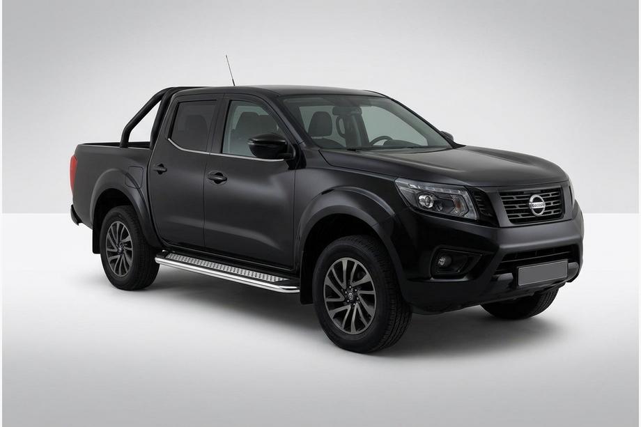 Nissan Navara/NP300 2016– Bočné nášľapy Maydos V2 (2 ks, hliník/nehrdzavejúca oceľ) Image