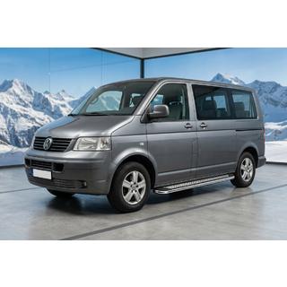 Bočné nášľapy Maydos V2 (2 ks, hliník/nehrdzavejúca oceľ) Volkswagen T5 Transporter 2003–2010 fotografia 1