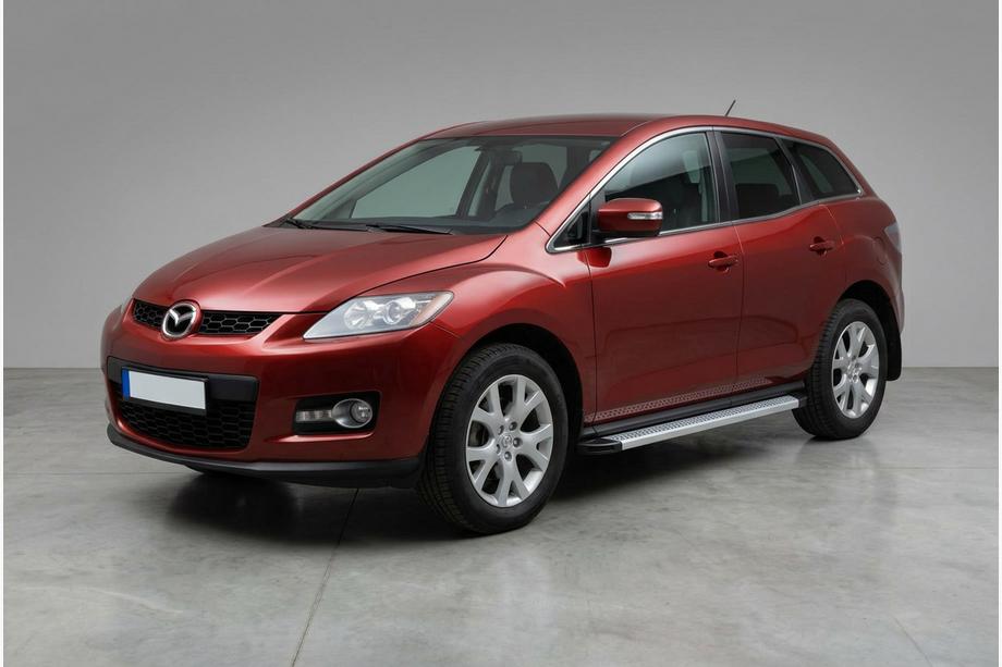 Mazda CX-7 2006–2012 Bočné nášľapy Maya V2 (2 ks, hliník) Image