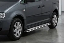 Volkswagen Caddy 2010–2015 Bočné nášľapy Maydos V2 (2 ks, hliník/nehrdzavejúca oceľ) fotografia 1