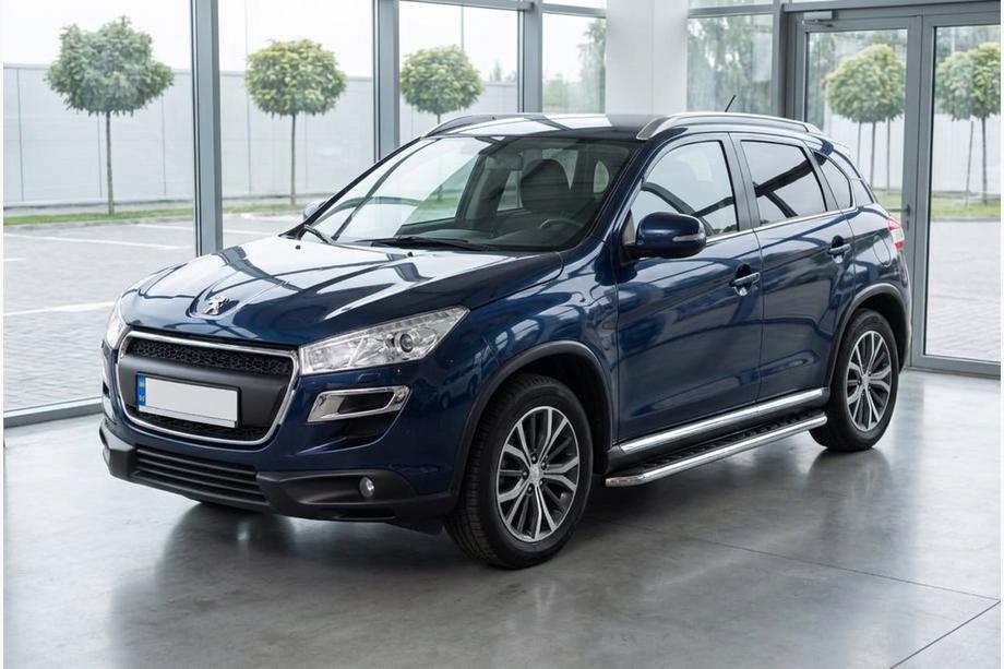 Peugeot 4008 2012–2017 Bočné nášľapy Maydos V1 (2 ks, hliník / nerez) Image