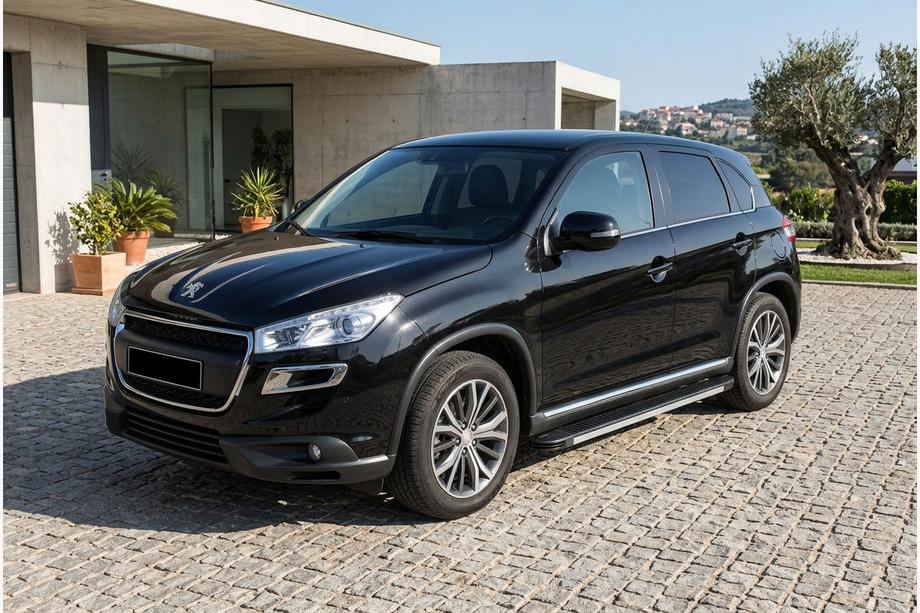 Peugeot 4008 2012–2017 Bočné prahy Maya V1 (2 ks, hliník) Image