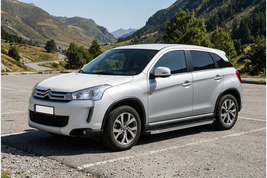 Citroen C-4 Aircross 2012–2017 Bočné nášľapy BlackLine (2 ks, hliník) Image