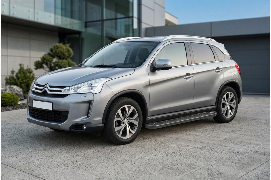 Citroen C-4 Aircross 2012–2017 Bočné nášľapy Allmond Black (2 ks, hliník) Image