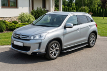 Citroen C-4 Aircross 2012–2017 Bočné nášľapy RedLine V1 (2 ks, hliník) fotografia 1