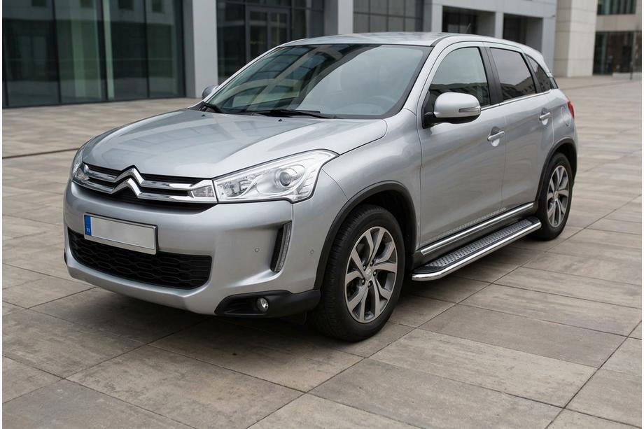 Citroen C-4 Aircross 2012–2017 Bočné nášľapy Maydos V2 (2 ks, hliník/nehrdzavejúca oceľ) Image