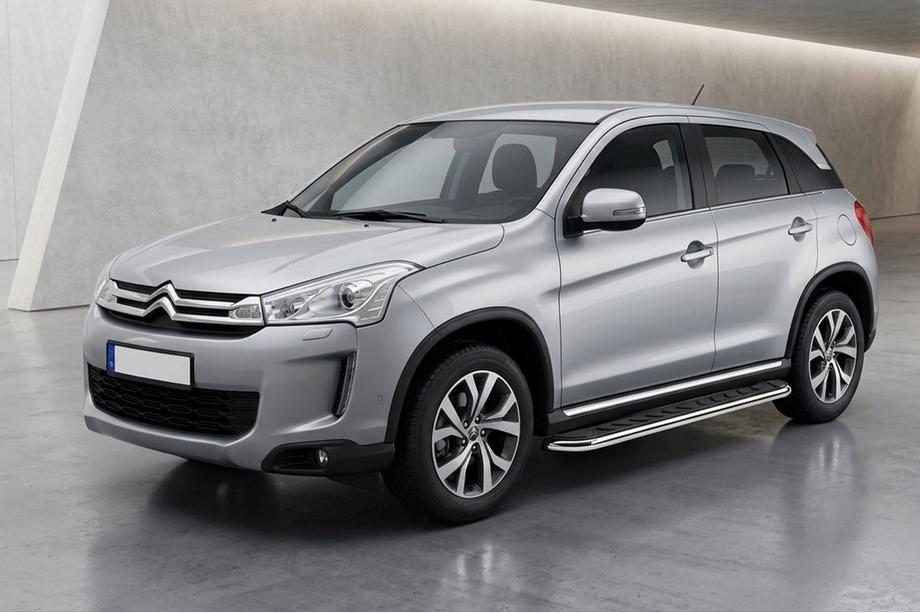 Citroen C-4 Aircross 2012–2017 Bočné nášľapy Maydos V1 (2 ks, hliník / nerez) Image