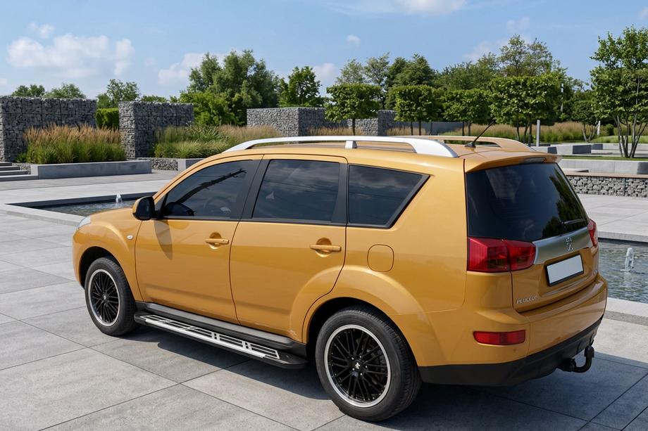 Peugeot 4007 2007–2013 Bočné prahy Sunrise (2 ks, hliník) Image