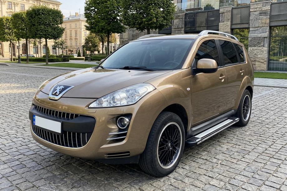 Peugeot 4007 2007–2013 Bočné nášľapy Rainbow (2 ks, hliník) Image