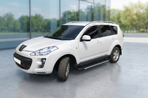 Peugeot 4007 2007–2013 Bočné nášľapy Duru (2 ks, hliník) fotografia 1