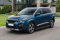 Peugeot 5008 2016–2023 Bočné nášľapy Allmond Black (2 ks, hliník) fotografia 1