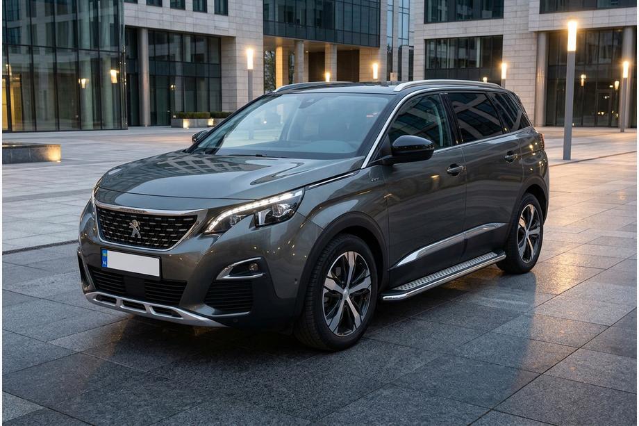 Peugeot 5008 2016–2023 Bočné nášľapy Maydos V2 (2 ks, hliník/nehrdzavejúca oceľ) Fotografia 1