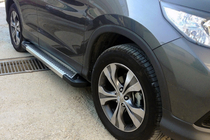 Honda CRV 2017–2022 Bočné nášľapy Line (2 ks, hliník) fotografia 1