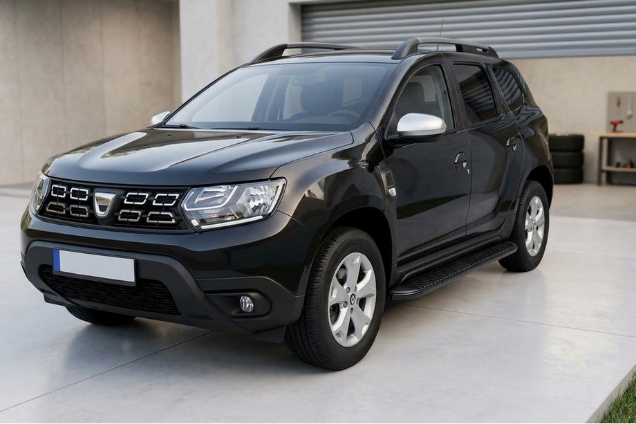 Renault Duster 2018–2024 Bočné prahy Tayga Black (2 ks, hliník) Image