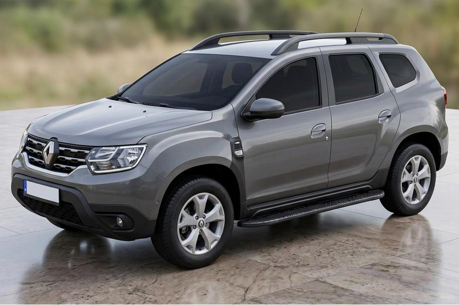 Renault Duster 2018–2024 Bočné nášľapy Bosphore Black (2 ks, hliník) Image